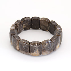 Фото товара браслет из коралла черного сегмент 20*15 мм