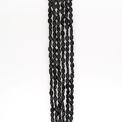 Фото товара агат виток цвет черный 12*8 мм