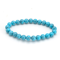 Браслет из бирюзы имитации 8 мм
