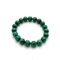 Браслет из малахита 4 мм грань