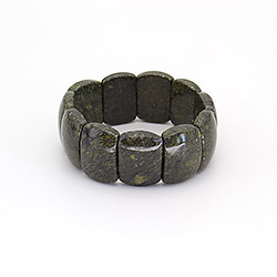 Браслет из змеевика прямоугольник 25*17 мм