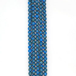 Фото товара мозаика голубая с патиной 10 мм
