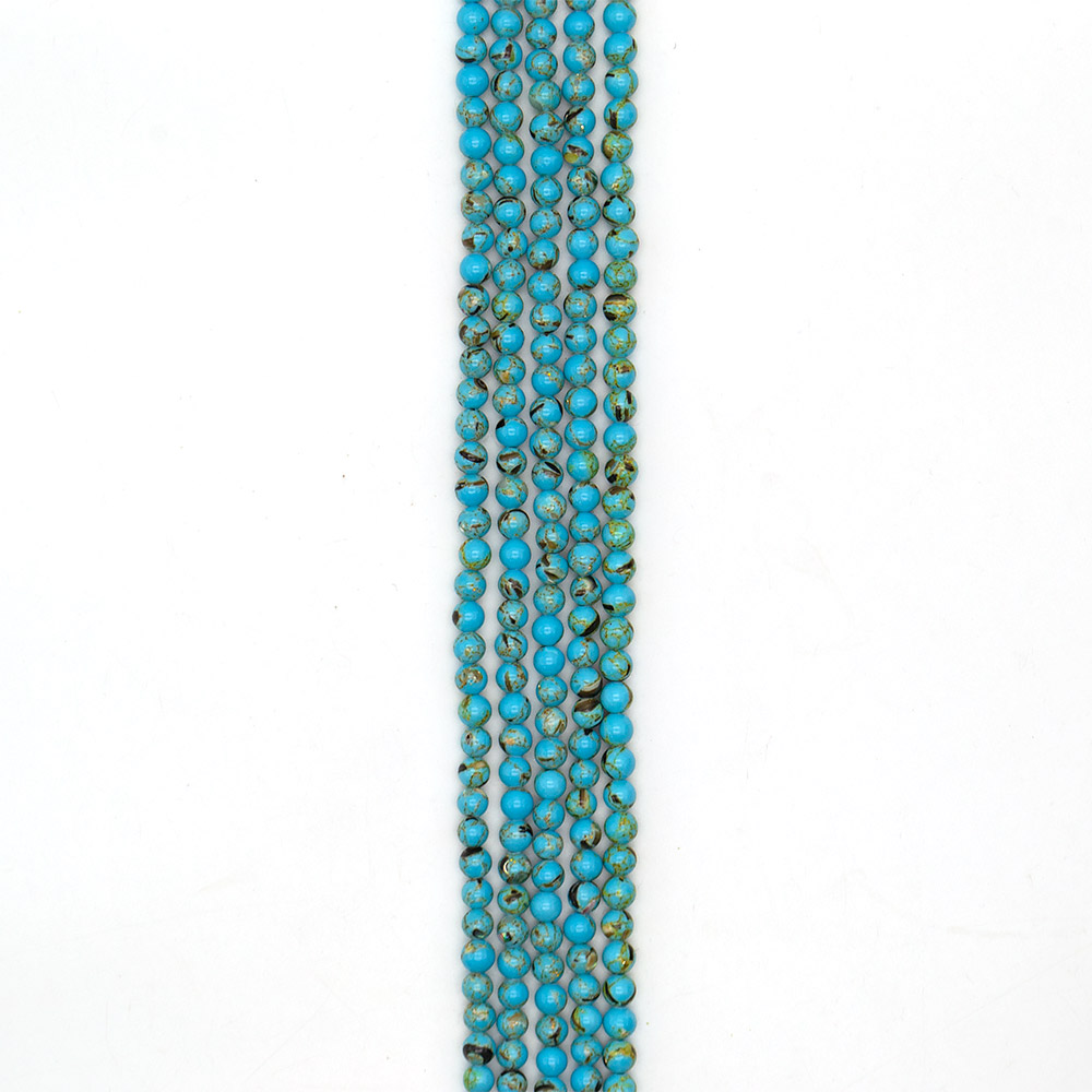 Фото товара мозаика бирюзовая с включением гелиотиса 6 мм