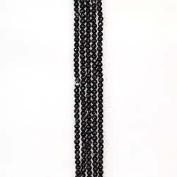 Фото товара мозаика черная с включением гелиотиса 6 мм