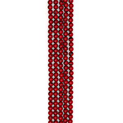 Мозаика красная с включением гелиотиса 8 мм