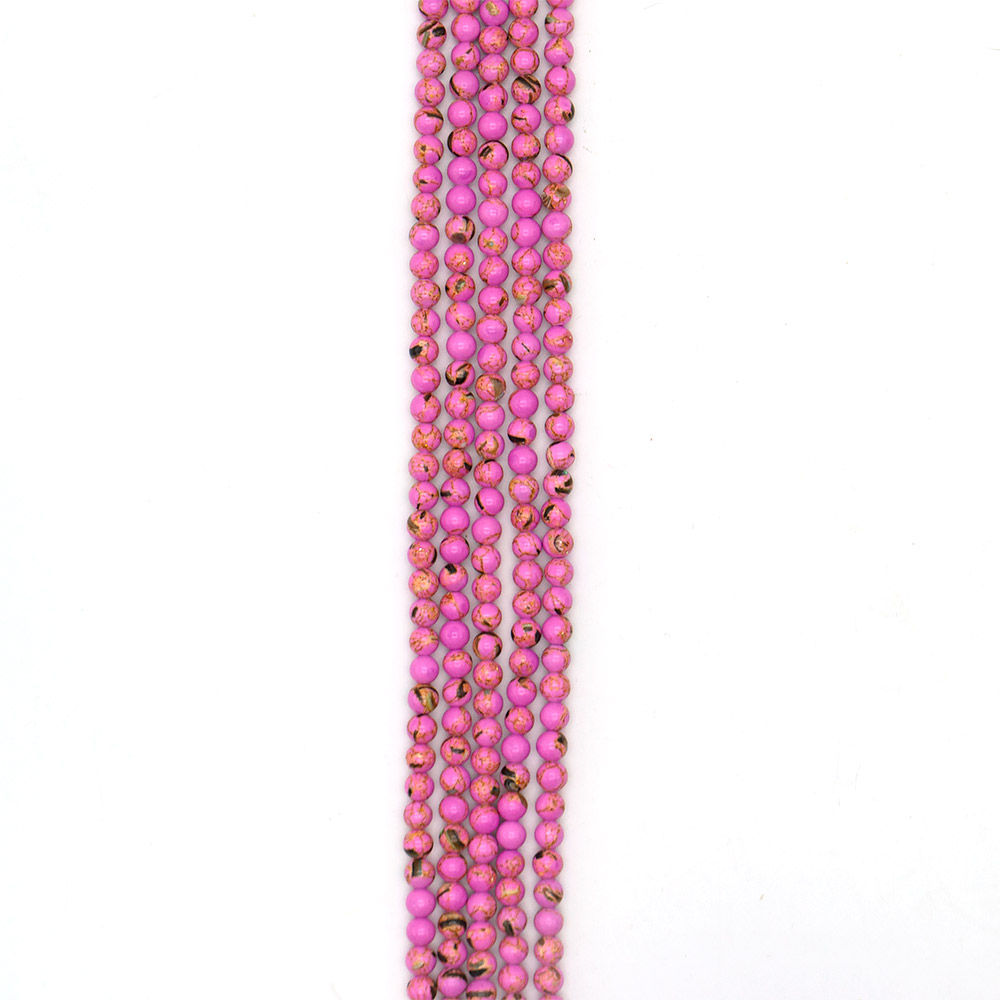 Фото товара мозаика розовая с включением гелиотиса 6 мм