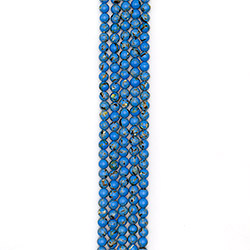 Мозаика голубая с включением гелиотиса 8 мм