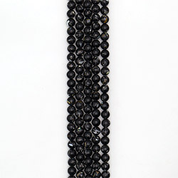 Мозаика черная с включением гелиотиса 10 мм