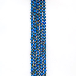 Мозаика голубая с патиной 8 мм