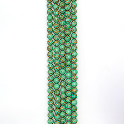 Фото товара мозаика зеленая с патиной 10 мм