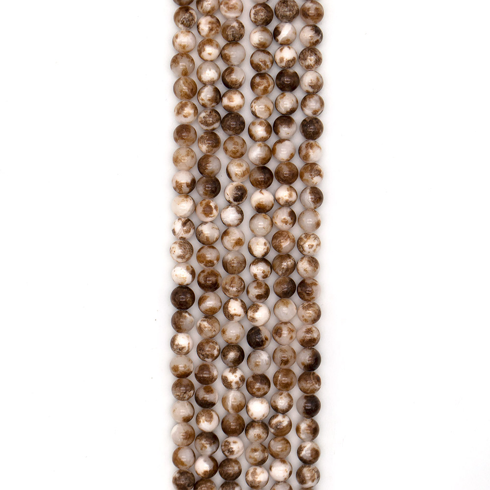 Фото товара кальцит пигментированный коричневый 10 мм