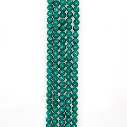 Кальцит тонированный темно-бирюзовый 10 мм