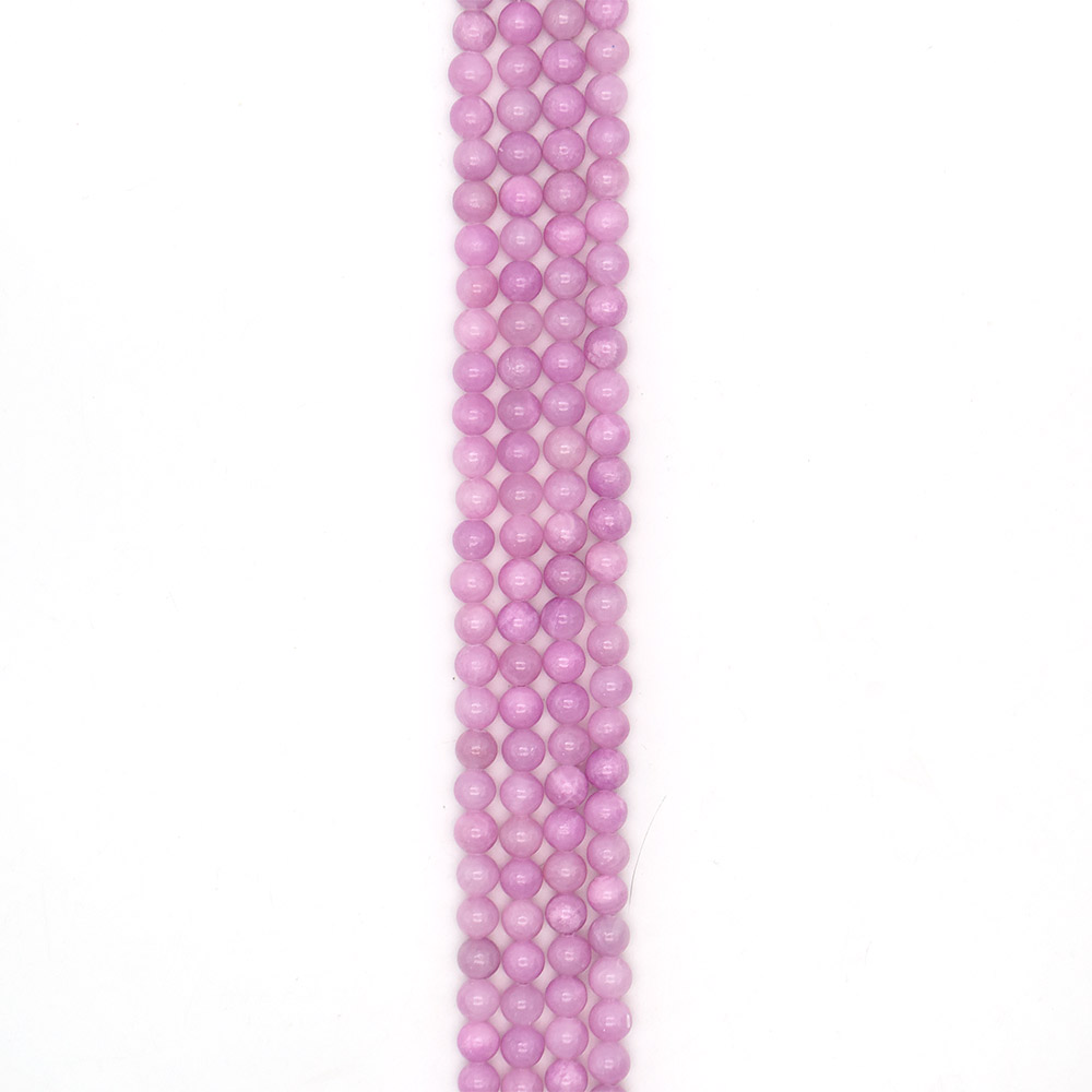 Фото товара кальцит тонированный сиреневый 8 мм