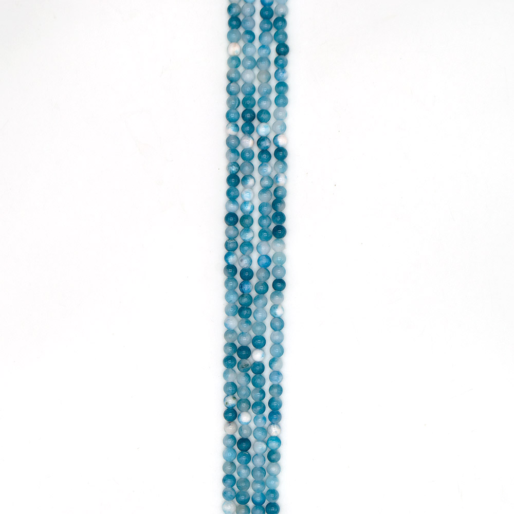 Фото товара кальцит пигментированный голубой 6 мм