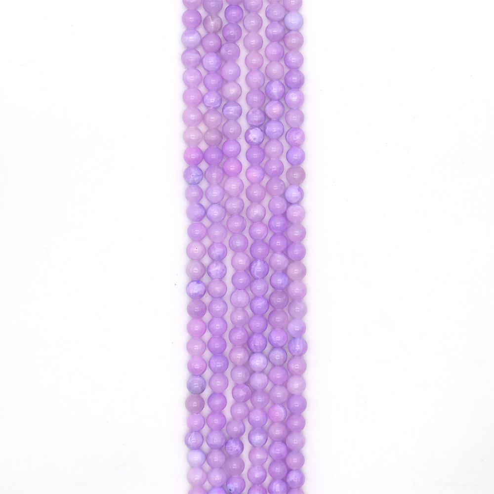 Фото товара кальцит тонированный фиолетово-сиреневый 8 мм