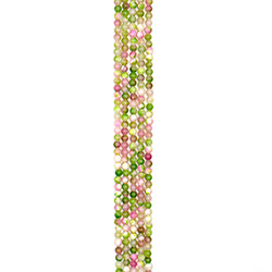 Кальцит пигментированный зеленый с розовым 6 мм