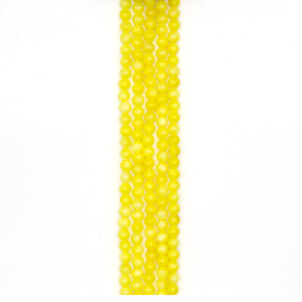 Фото товара кальцит тонированный желтый 8 мм