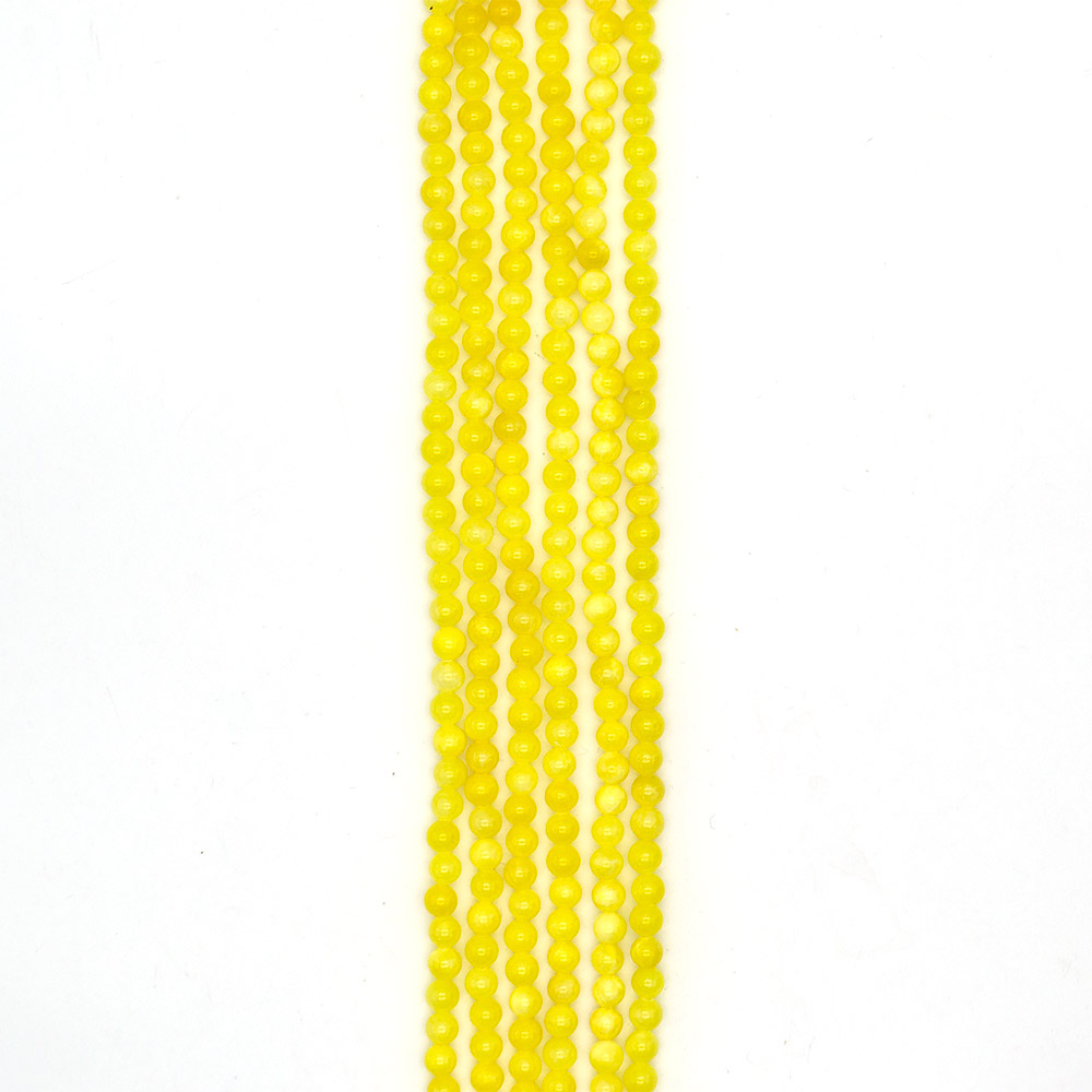 Фото товара кальцит тонированный желтый 6 мм