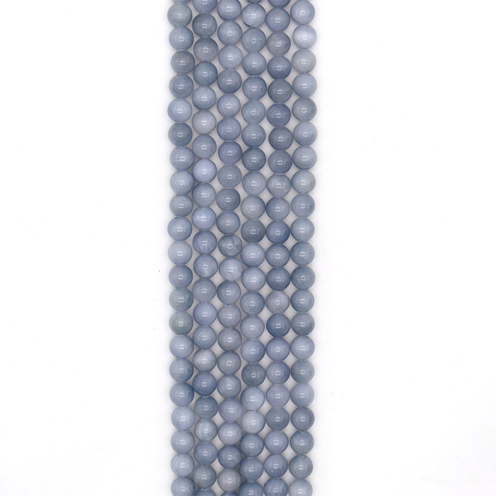 Фото товара кальцит тонированный серо-голубой 10 мм