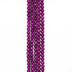 Фото товара кальцит тонированный цвет фуксия 10 мм