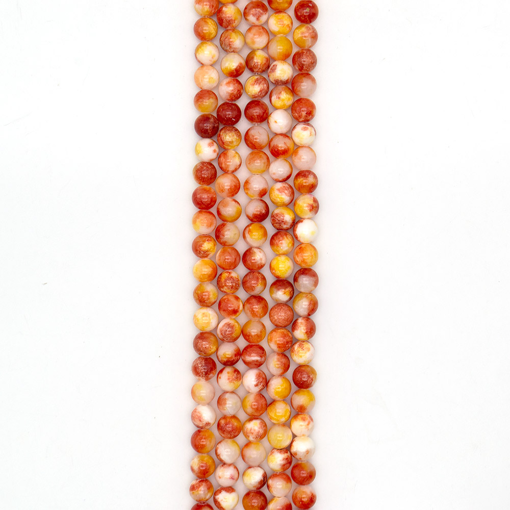 Фото товара кальцит пигментированный оранжевый 10 мм