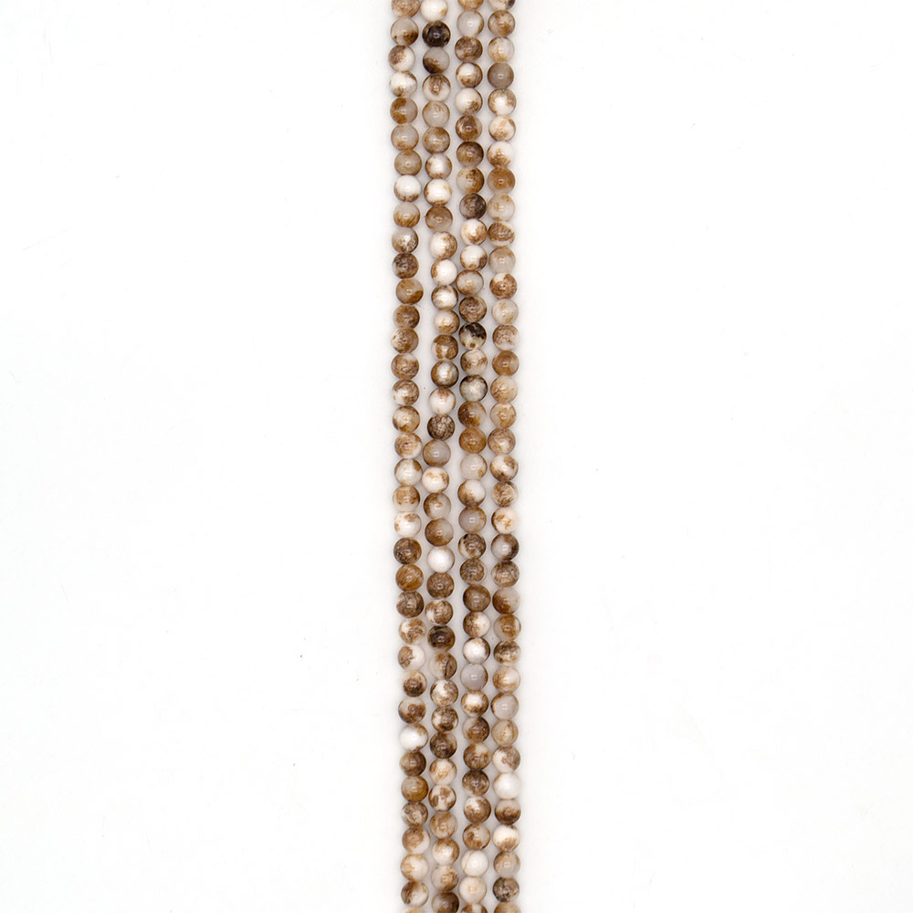 Фото товара кальцит пигментированный коричневый 6 мм