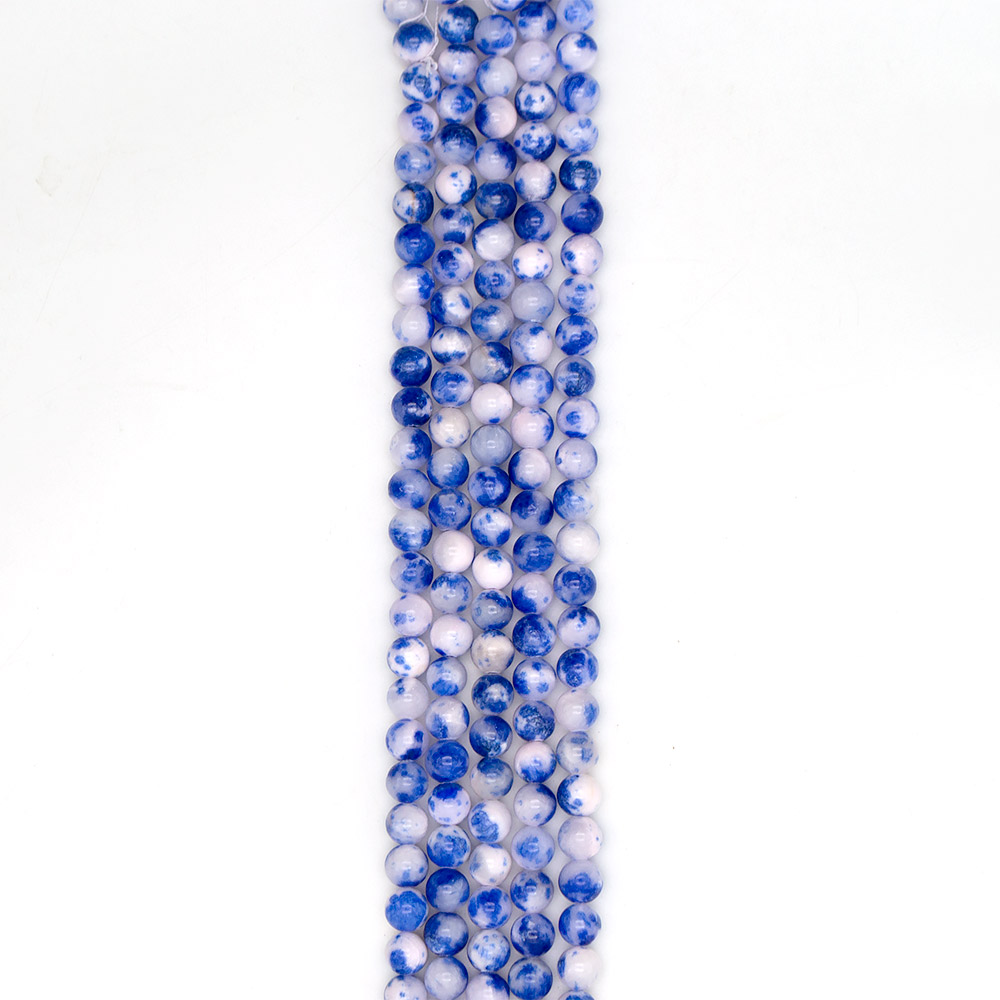 Фото товара кальцит пигментированный синий 10 мм