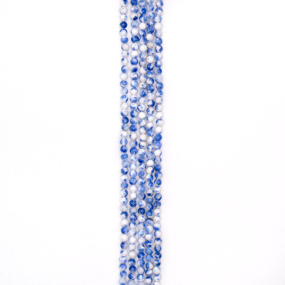 Фото товара кальцит пигментированный синий 6 мм