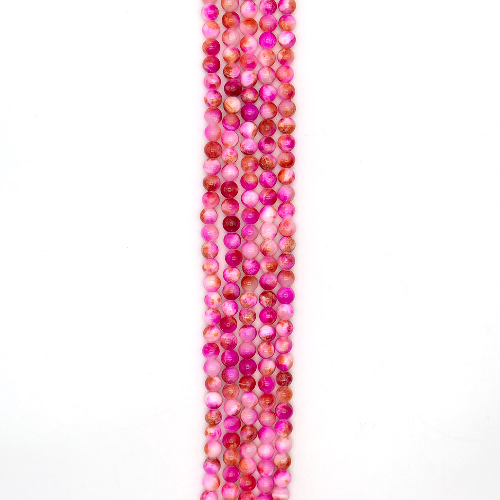 Фото товара кальцит пигментированный фуксия 8 мм