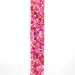 Кальцит пигментированный фуксия 8 мм