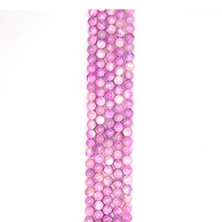 Фото товара кальцит пигментированный сиреневый с белым 10 мм