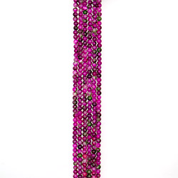 Кальцит пигментированный фуксия с зеленым 6 мм