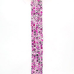 Кальцит пигментированный фуксия с черным 6 мм