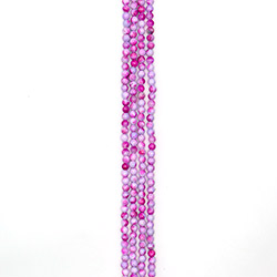 Кальцит пигментированный сиреневый с розовым 6 мм