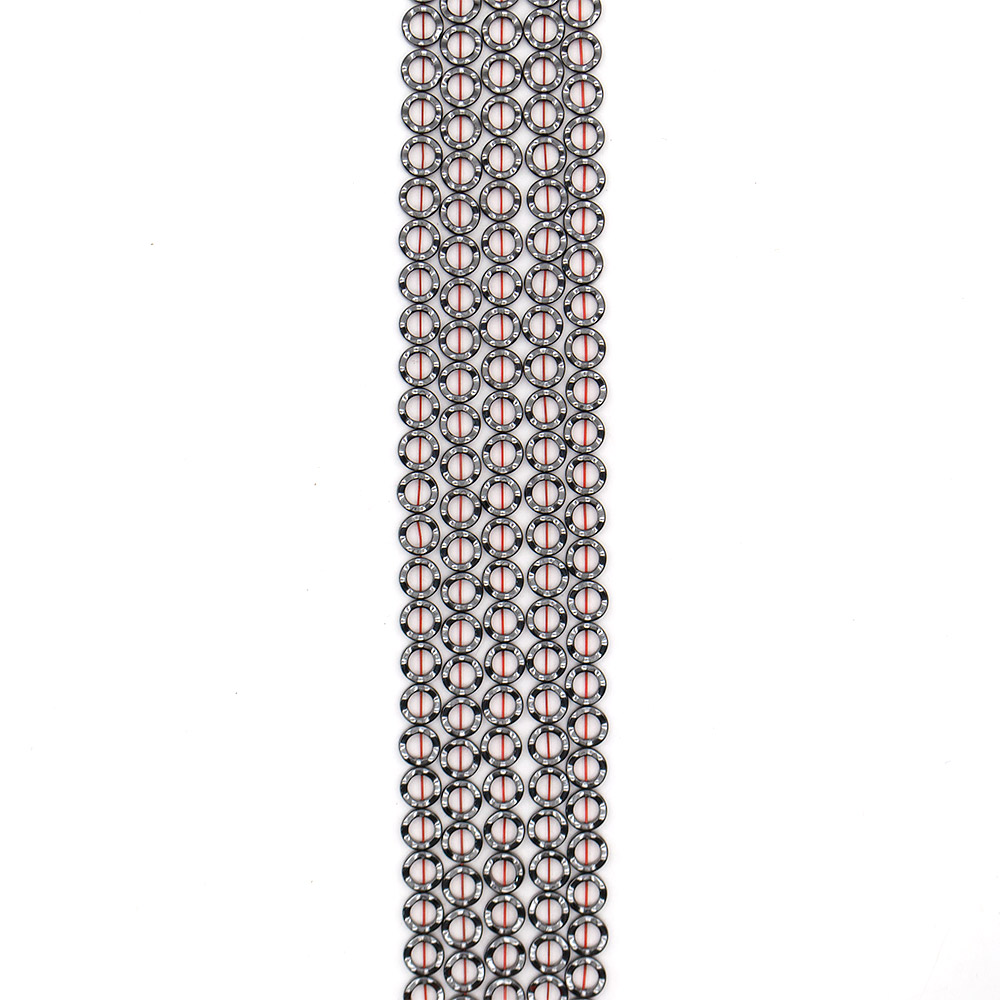 Фото товара гематит кольцо змейка 10 мм ;6 мм