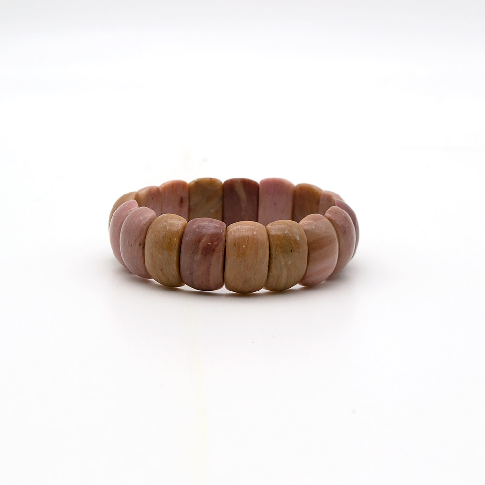 Фото товара браслет из родонита розового 20*12 мм