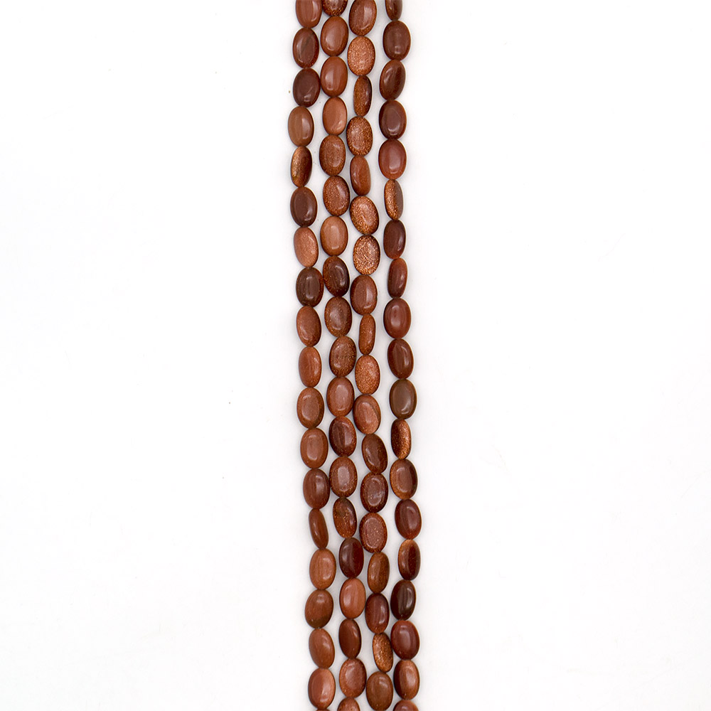 Фото товара авантюрин синтетический коричневый таблетка 14*10 мм