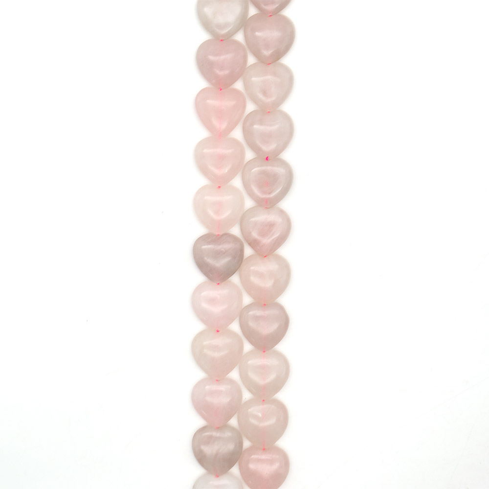Фото товара розовый кварц сердце 25 мм
