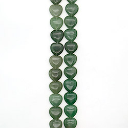 Фото товара авантюрин зеленый натура сердце 25 мм
