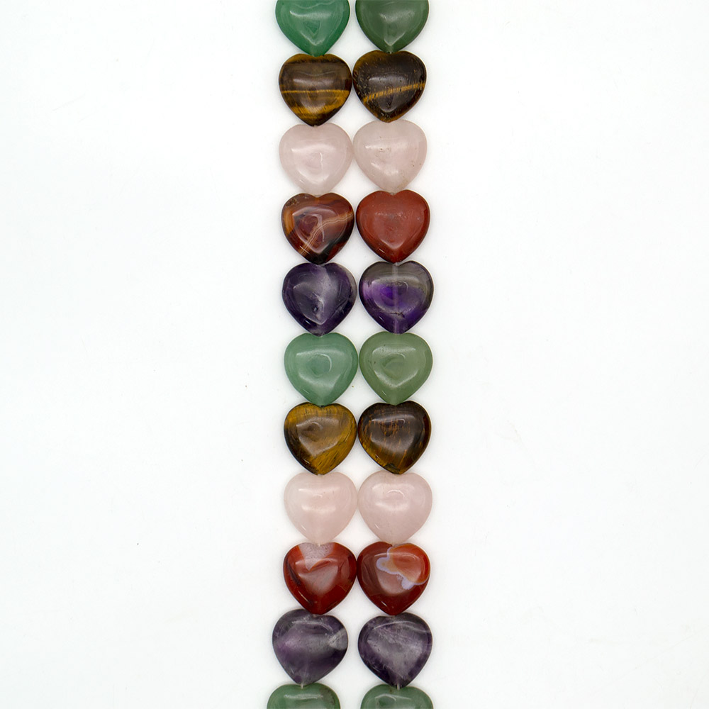 Фото товара розовый кварц, сердолик, аметист, авантюрин зеленый натура, тигровый глаз сердце 25 мм