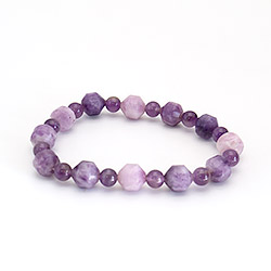 Фото товара браслет из сугилита биконус 10 мм