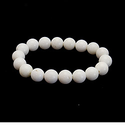 Браслет из кахолонга белого 10 мм