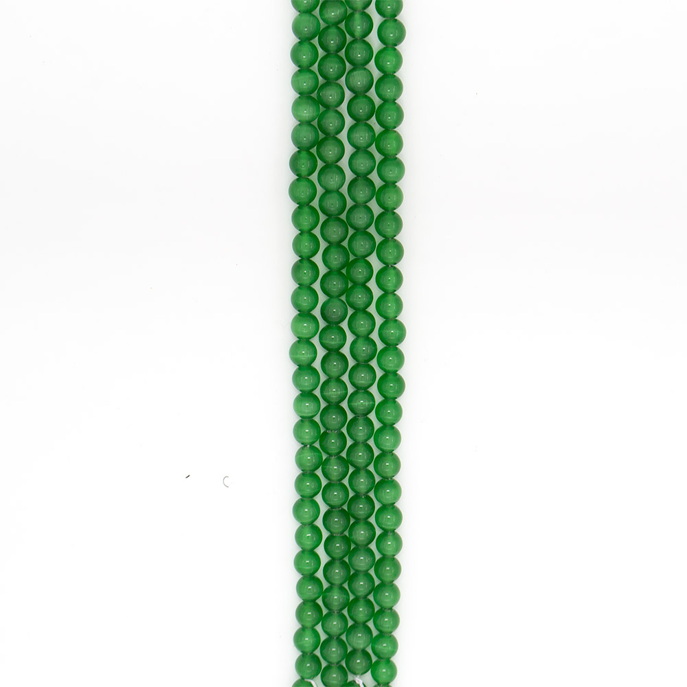 Фото товара кошачий глаз имитация шар цвет зеленый 8 мм 