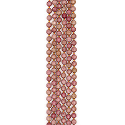 Фото товара родонит розовый биконус грань 10 мм