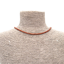 Бусы-чокер из авантюрина синтетического коричнего 4 мм