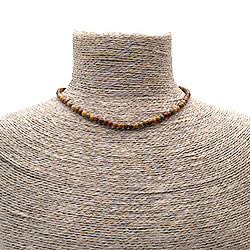 Бусы-чокер из яшмы уральской 4 мм