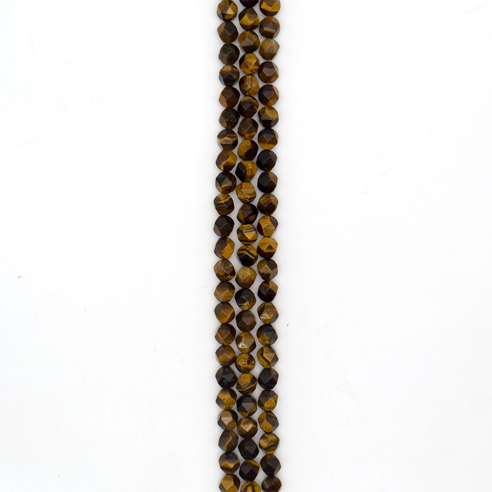 Фото товара тигровый глаз крупная грань 10 мм