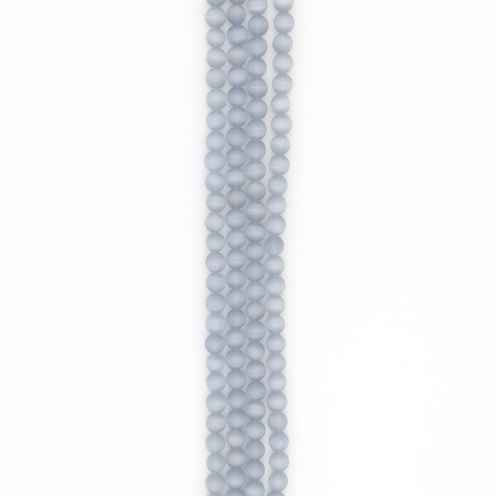 Фото товара кошачий глаз имитация цвет светло-серый 10 мм