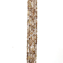 Кварц рутиловый медный галтовка 6*8 мм