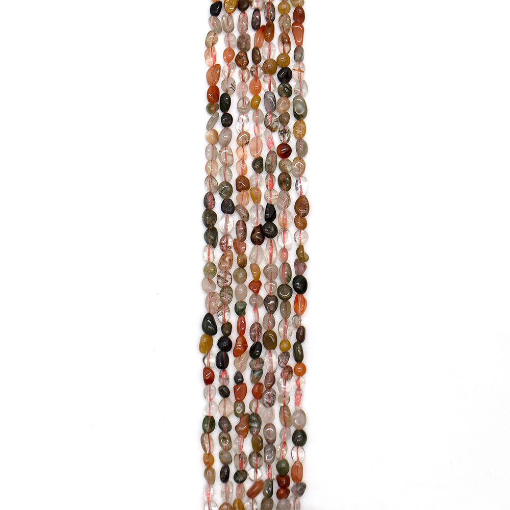 Фото товара кварц рутиловый микс галтовка 6*8 мм